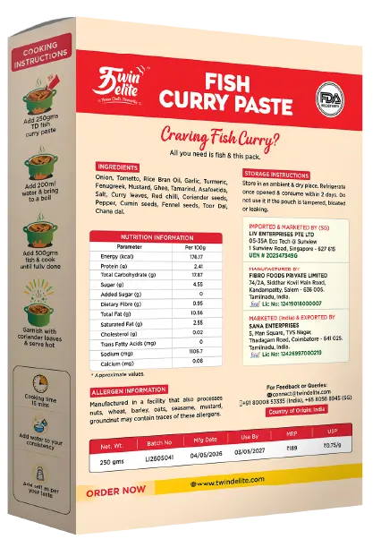 FishCurry Paste 250 Gram - Image 3
